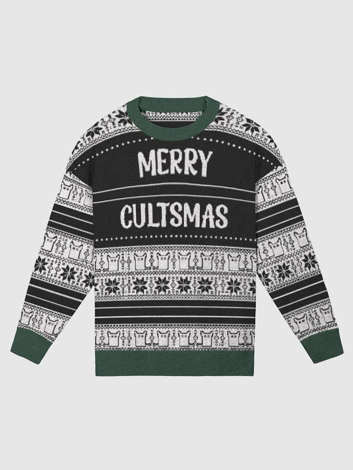 Cultsmas Relaxed Sweater - Dark Mode product image (1)
