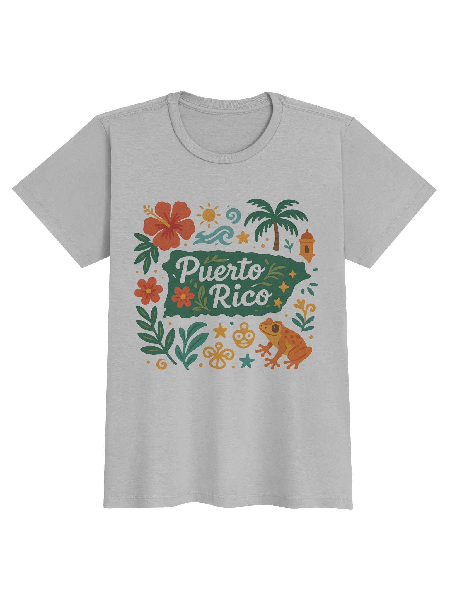 Puerto Rico Colorido T-Shirt Mujer product image (1)