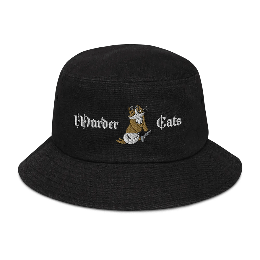 Murder Cats : Steampunk Gunny Denim Bucket Hat product image (1)