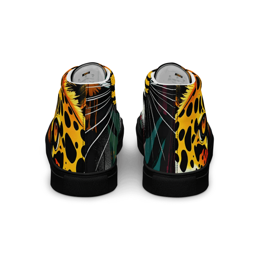 men's retro Leopard canvas High Tops product image (4)