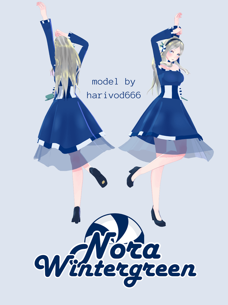 Mintauloids MMD models - Mintira, Mintaya, and Nora product image (3)