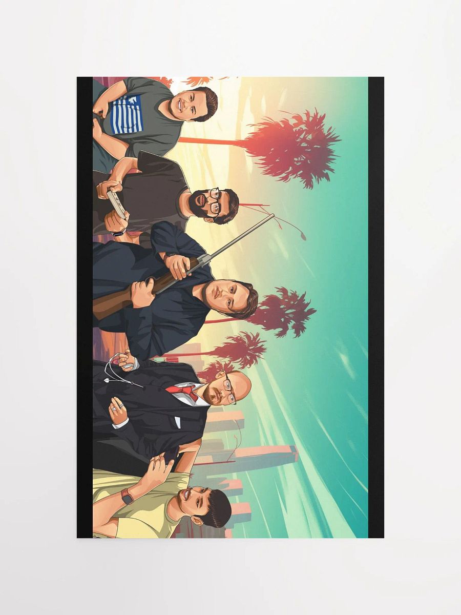 The Five Stooges - GTA Style Paper Poster product image (12)