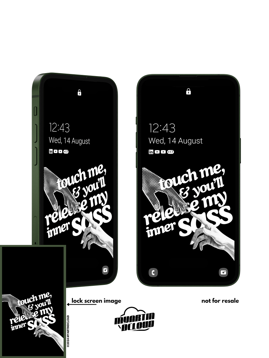 Inner Sass Downtime Lock Screen Wallpaper product image (1)
