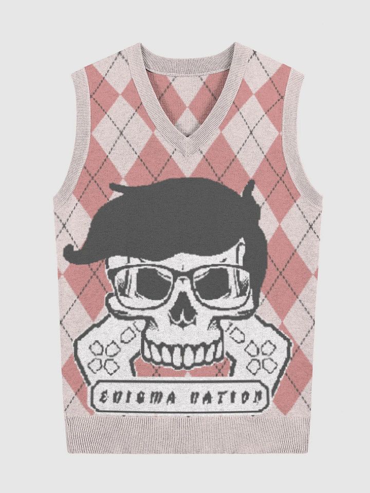 Enigma Nation Knitted V-Neck Vest 7 product image (5)