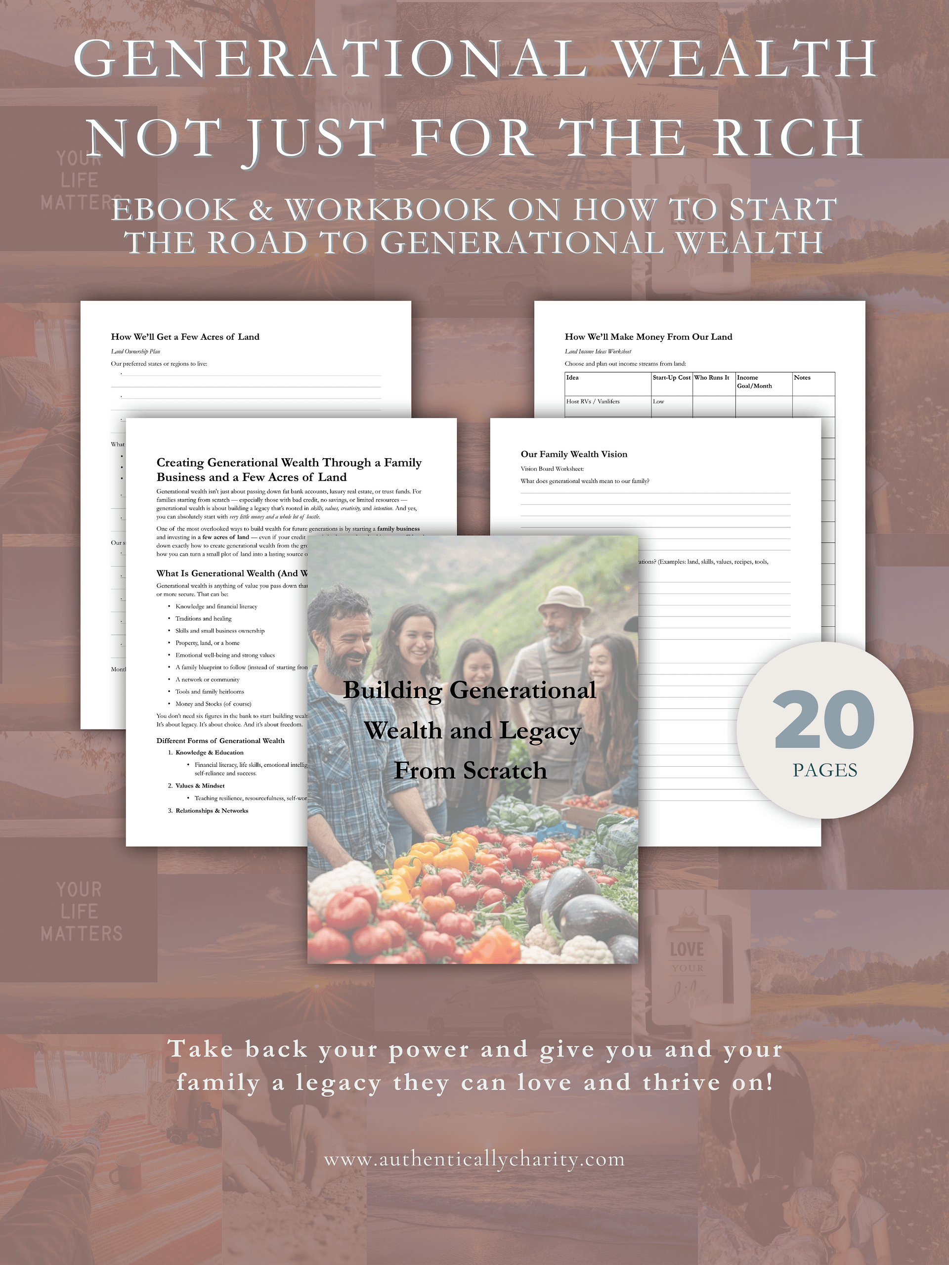 Building Generational Wealth and Legacy From Scratch Workbook product image (1)