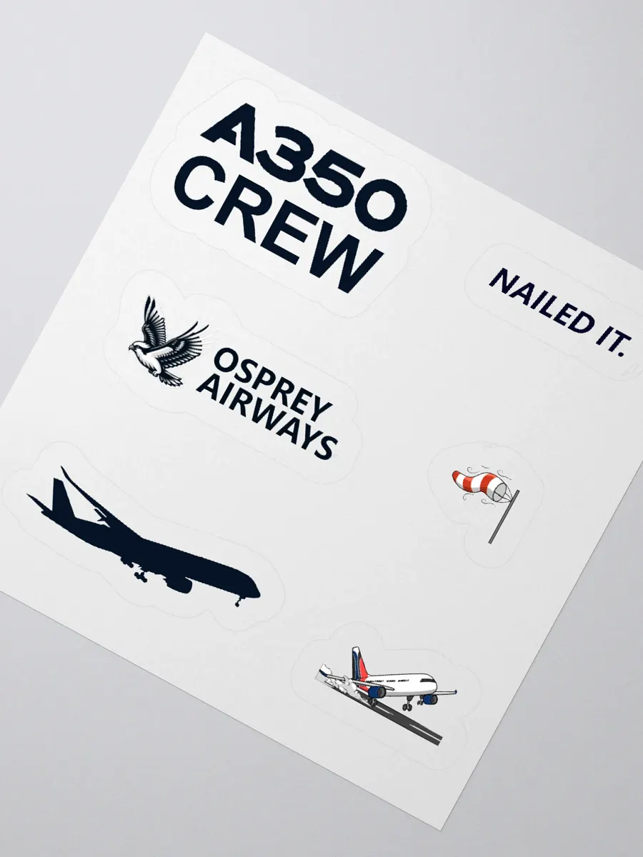 A350 Crew Sticker Set product image (4)
