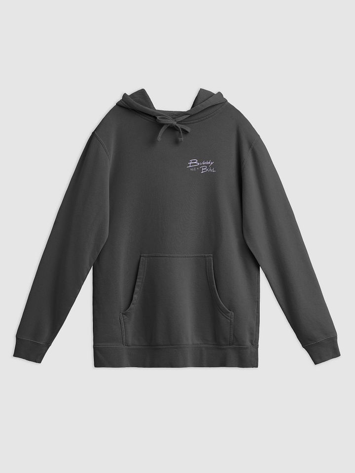 Bubbly and a B*tch (sm. lavender design) printed pigment hoodie product image (3)