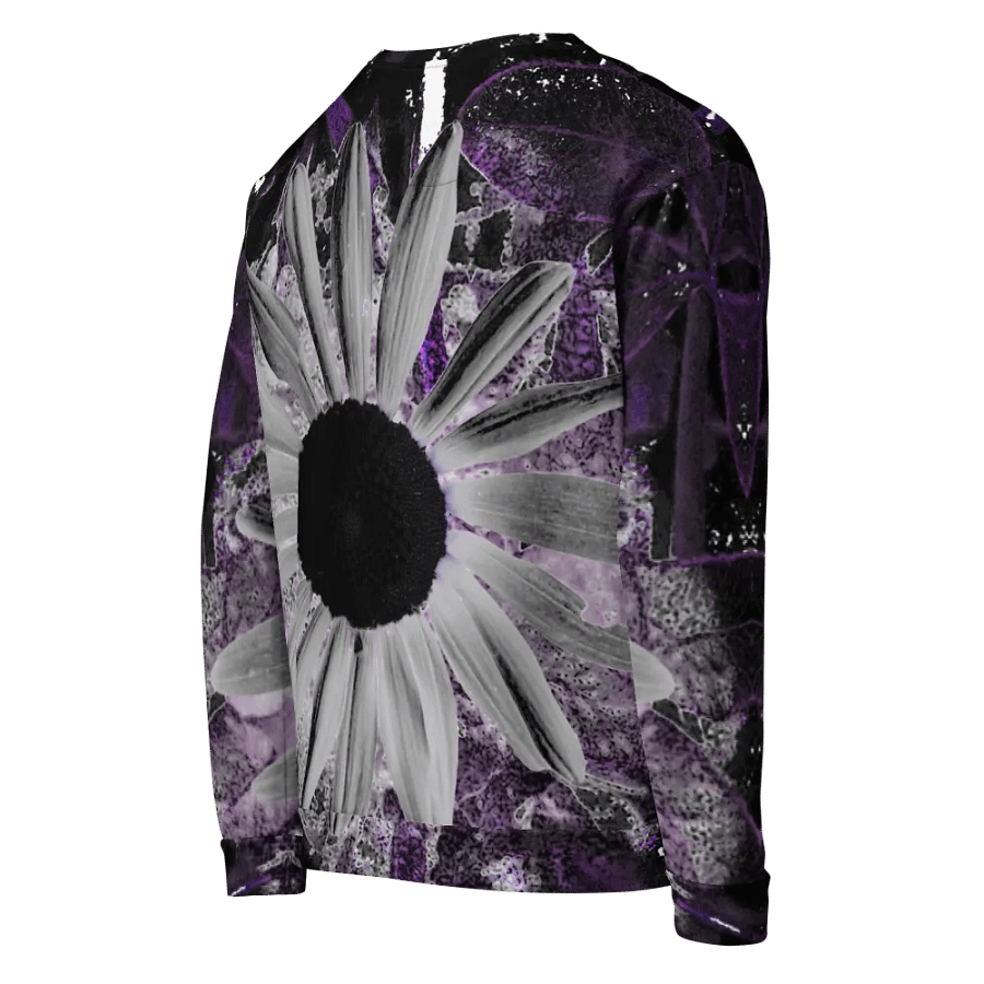 Abstract Dark Daisy Flower Unisex Sweatshirt product image (8)