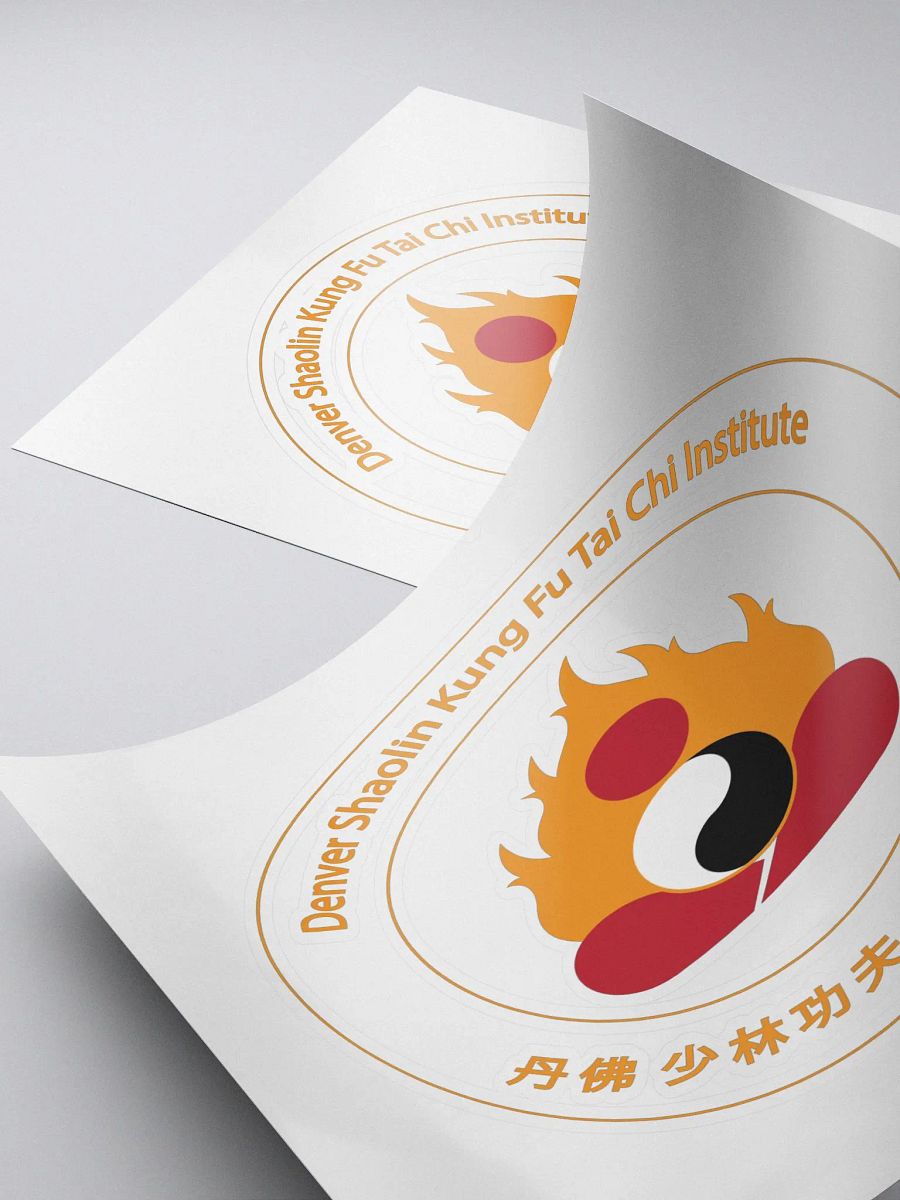 Orange Logo Sticker product image (4)
