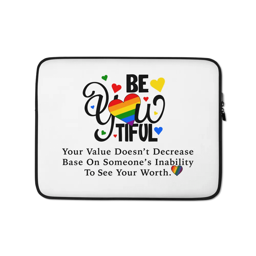 BeYouTiful Laptop Sleeve product image (1)