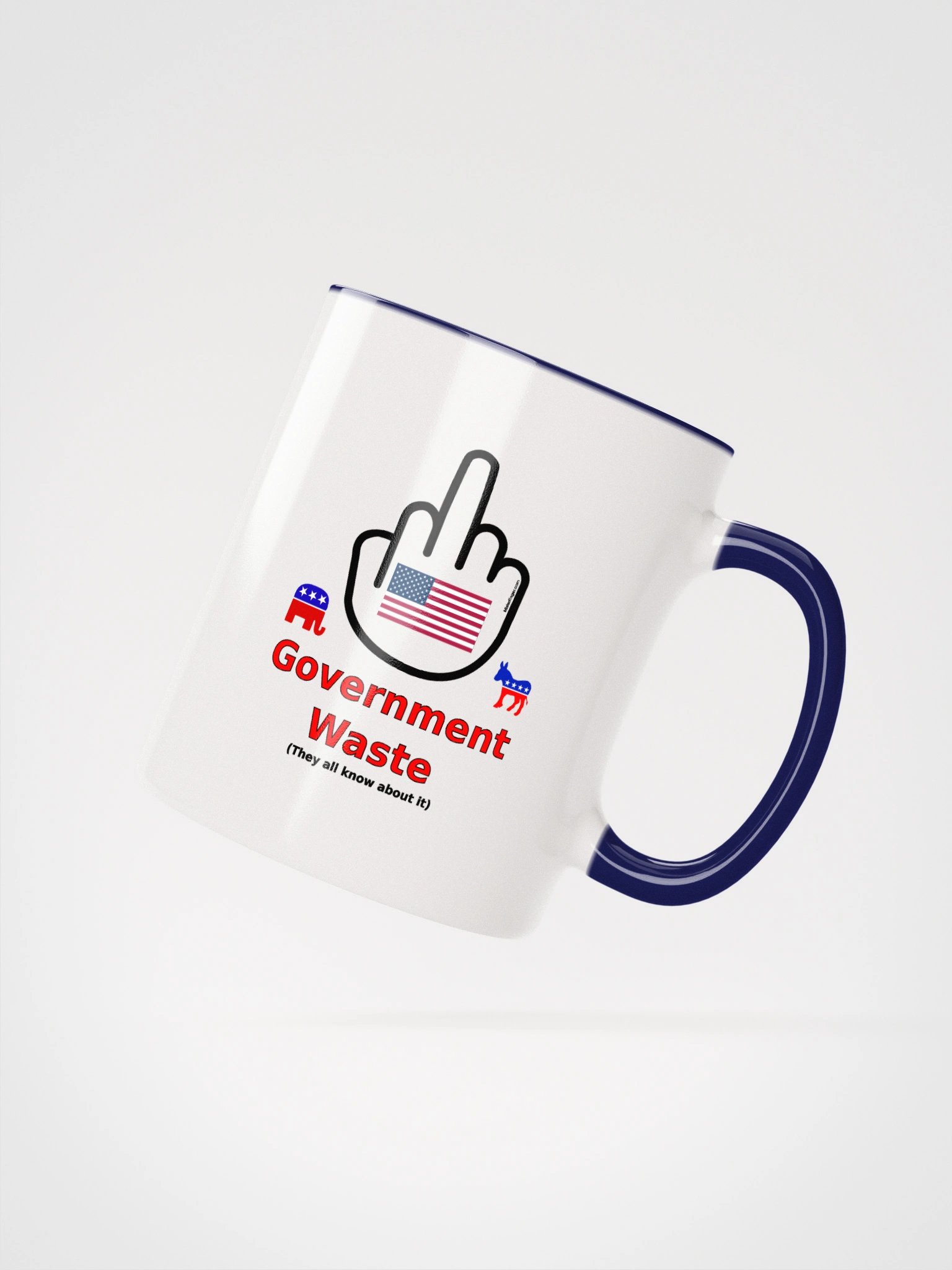 Two-tone Ceramic Mug-MisterFinger-Waste-B product image (23)