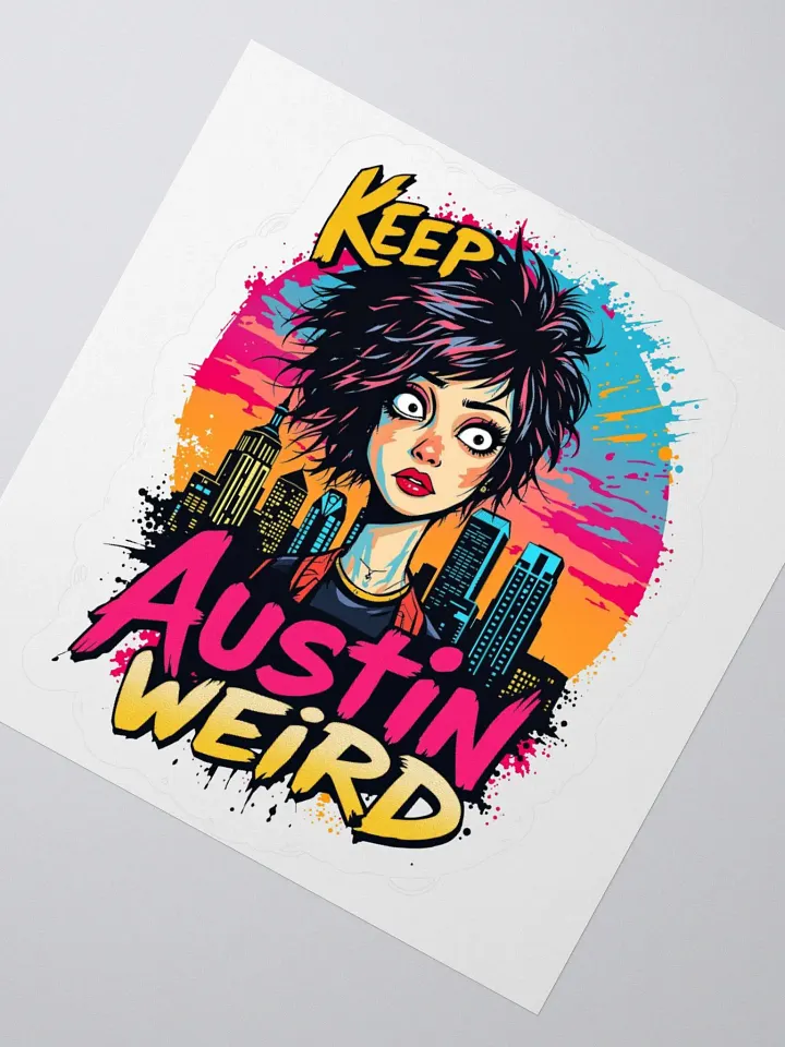 Keep it Weird Austin Skyline Sticker product image (6)