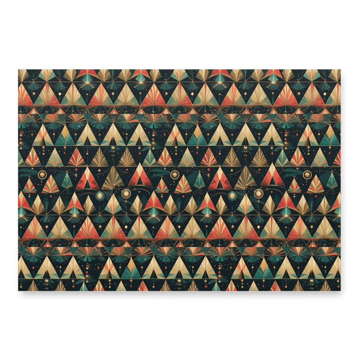 Christmas Trees Abstract Holiday wrapping paper product image (2)