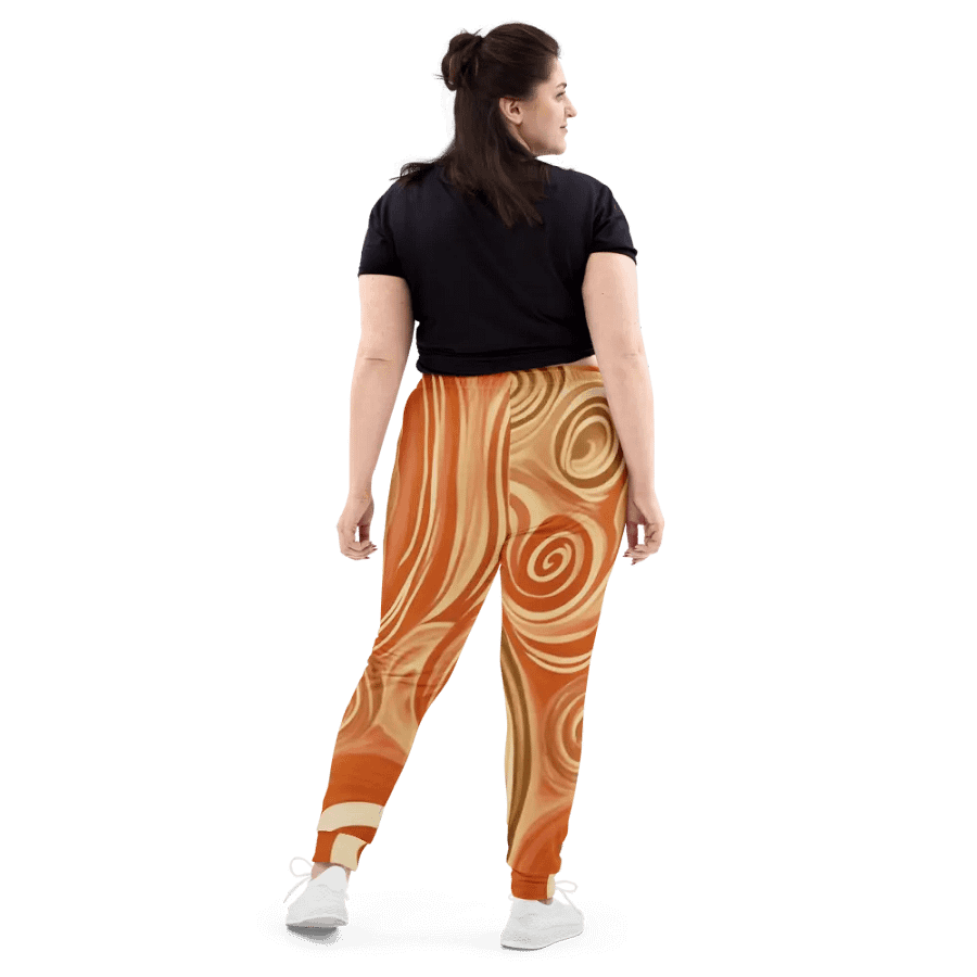 Funky Latte Liquid Tie-Dye Women's Joggers product image (7)