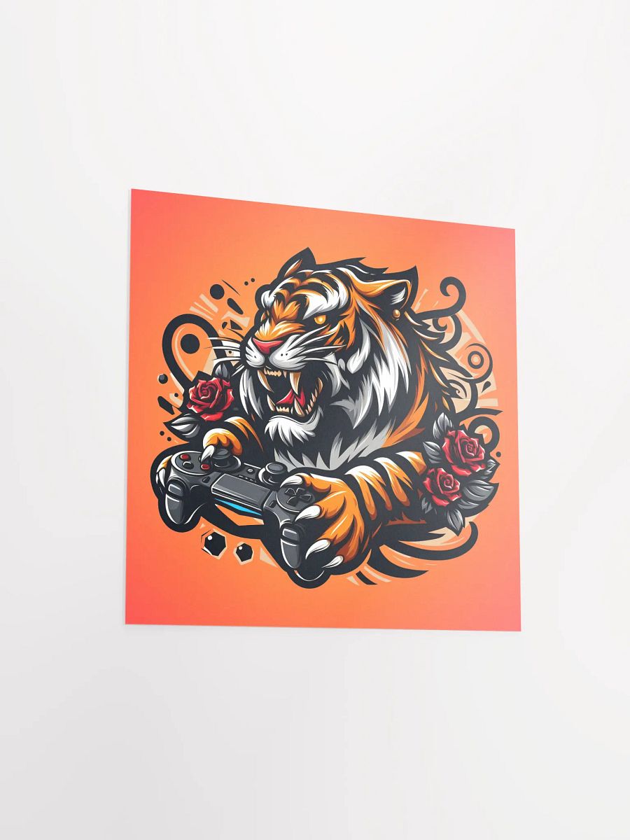Fierce Tiger Gaming Poster product image (3)