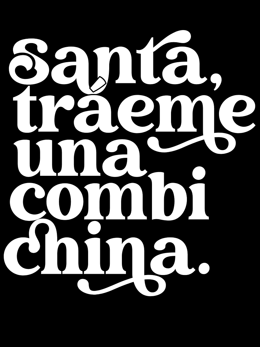Santa Tráeme un Combi China Camiseta Unisex product image (1)