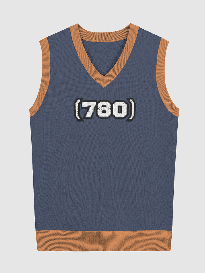 Knitted Comfort V-Neck Vest AREA CODE 780 product image (3)
