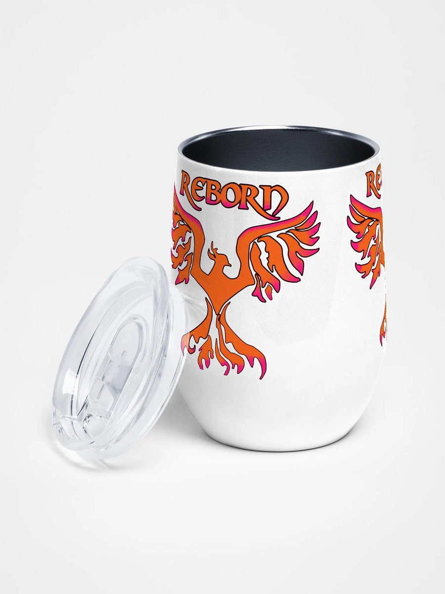 Fire Phoenix Reborn Wine Tumbler product image (2)