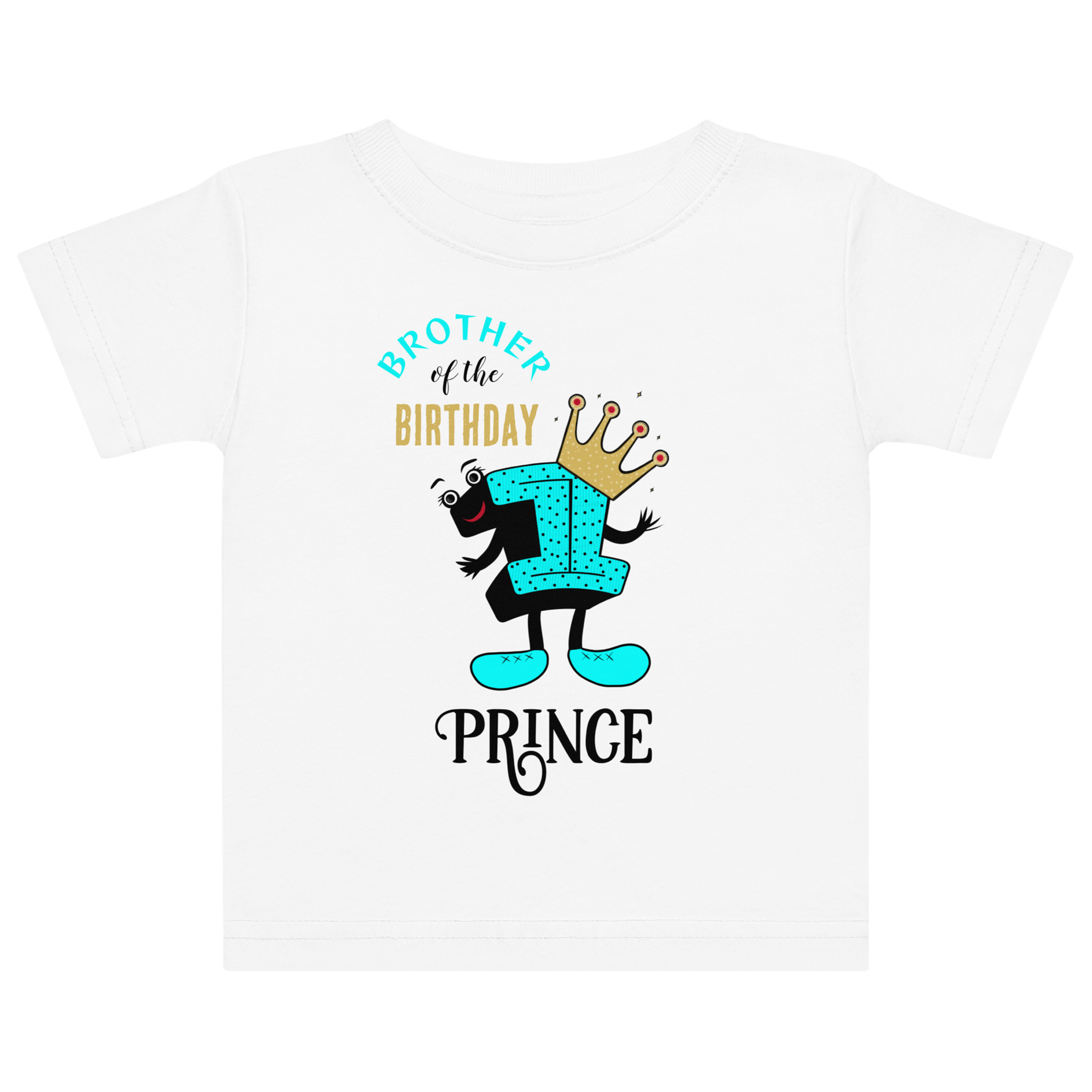 Royal 1st Birthday Baby Jersey T-Shirt product image (3)