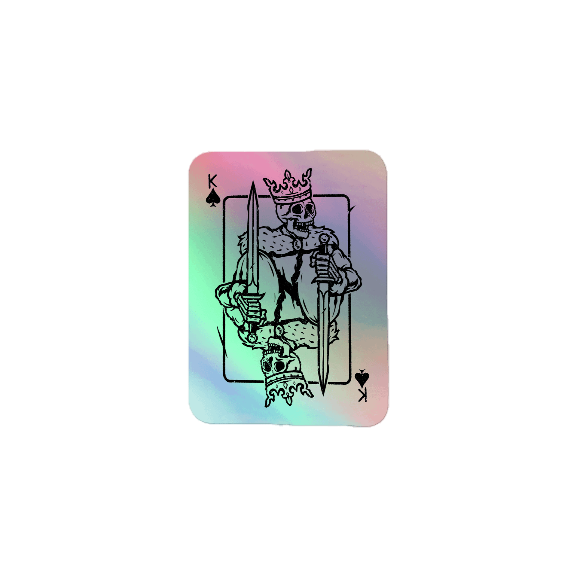 Kingmaker Essentials - King Card Holo Sticker product image (1)