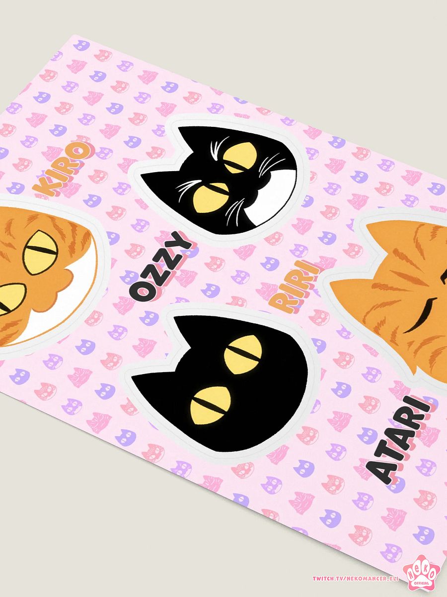 Neko Kitties Stickers product image (3)