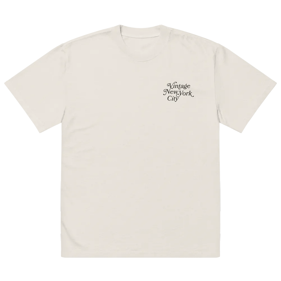 NYC Vintage - Embroidered Logo, Garment Dyed Oversized Tee product image (2)