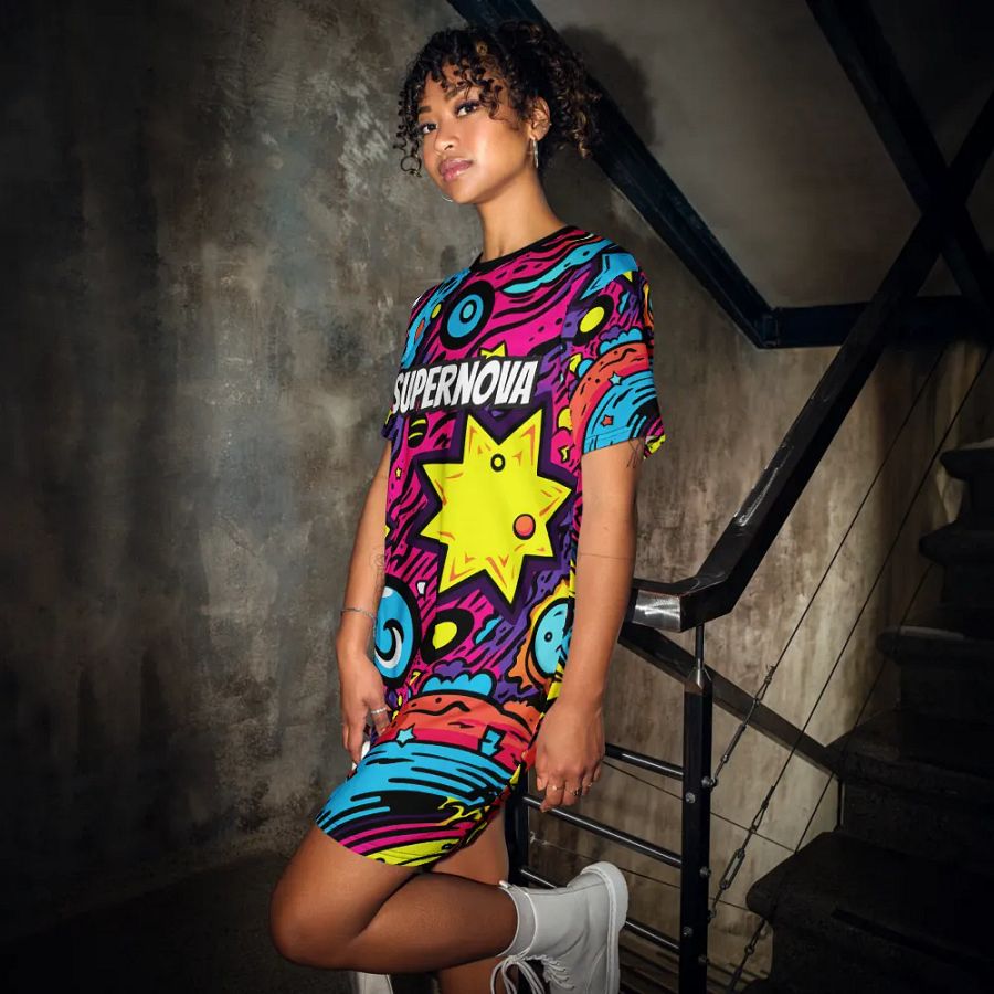 Supernova Dodgeball Club T-Shirt Dress product image (1)