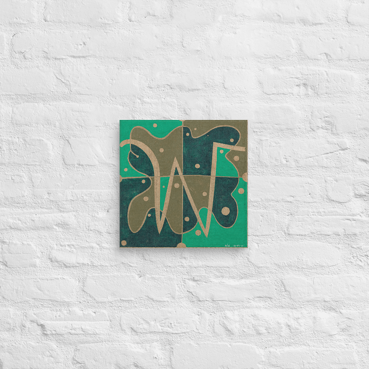 W on Canvas (12" x 12") product image (6)