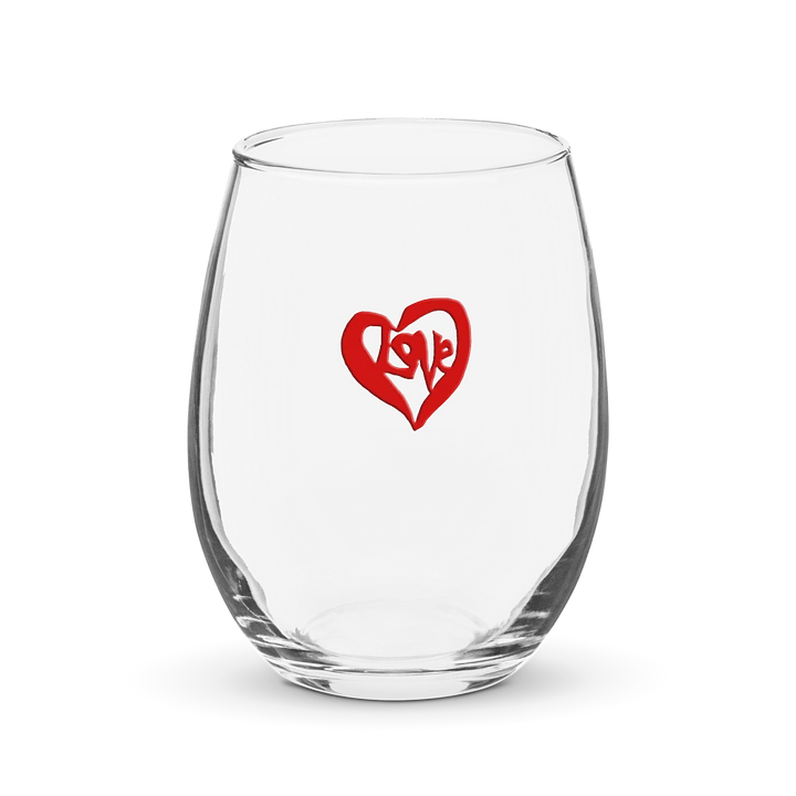 Love Inside Heart Stemless Wine Glass product image (1)