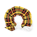 Yellow Pixel Flannel scrunchie product image (1)
