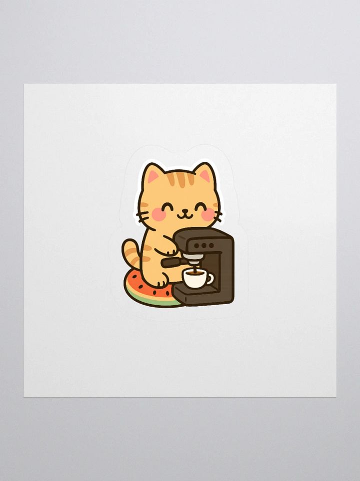 Espresso Cat Sticker product image (2)
