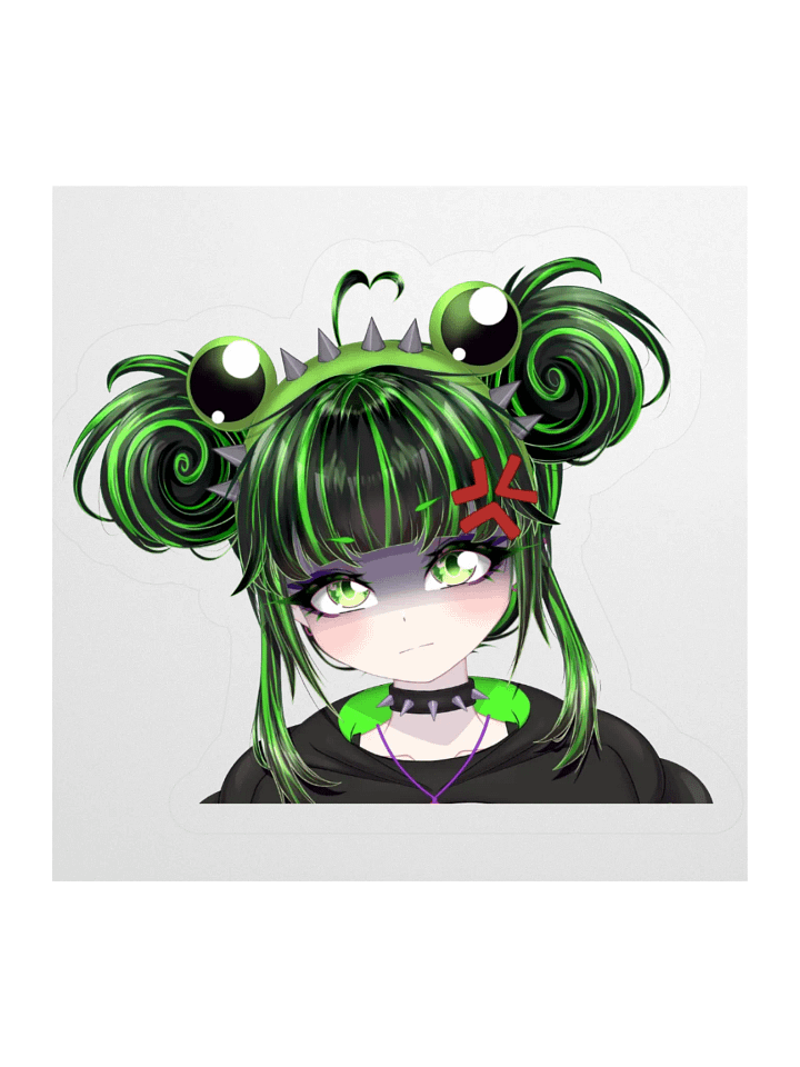 Punk Frog Sticker product image (1)