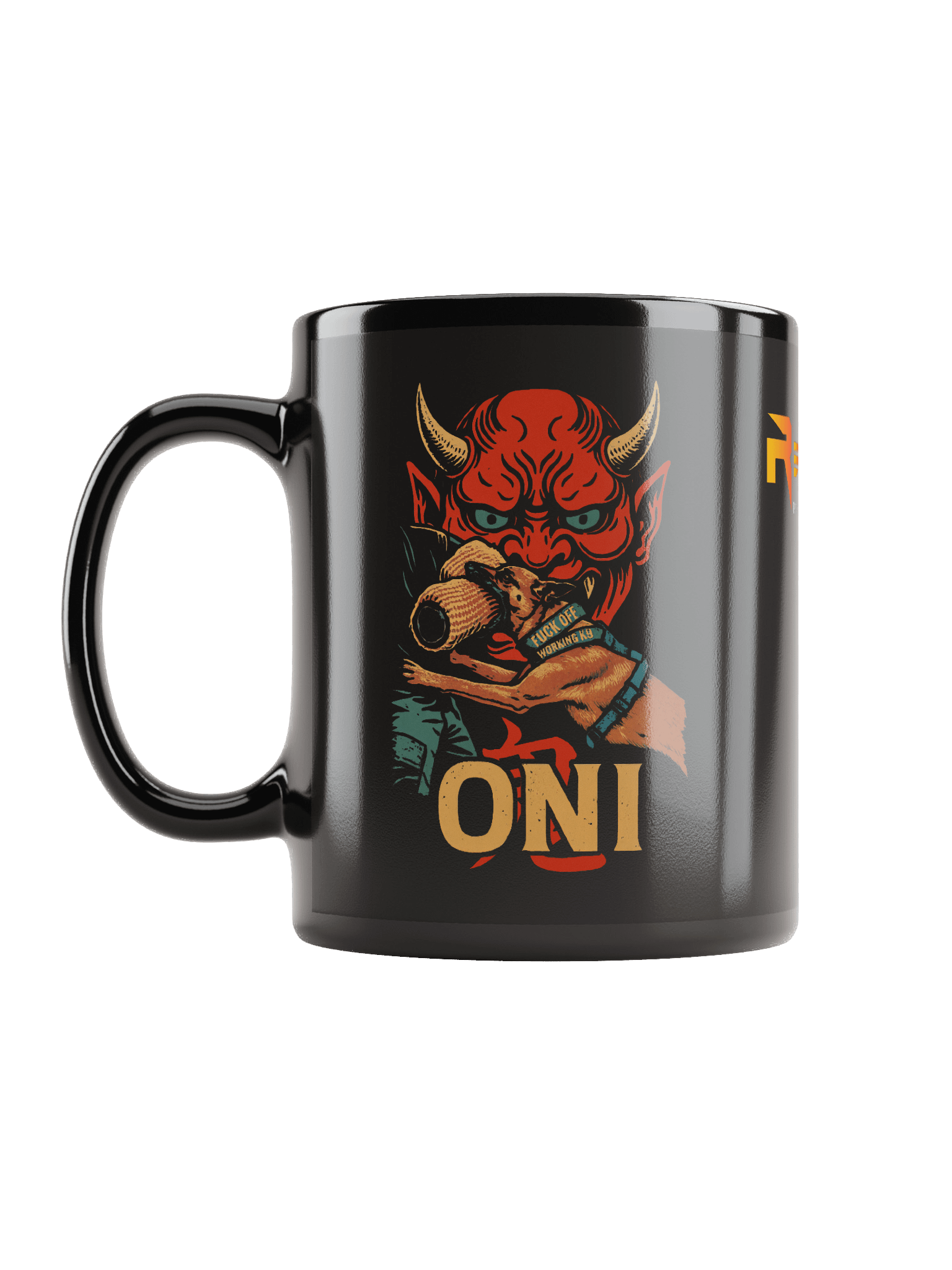 Oni Black Glossy Mug product image (6)