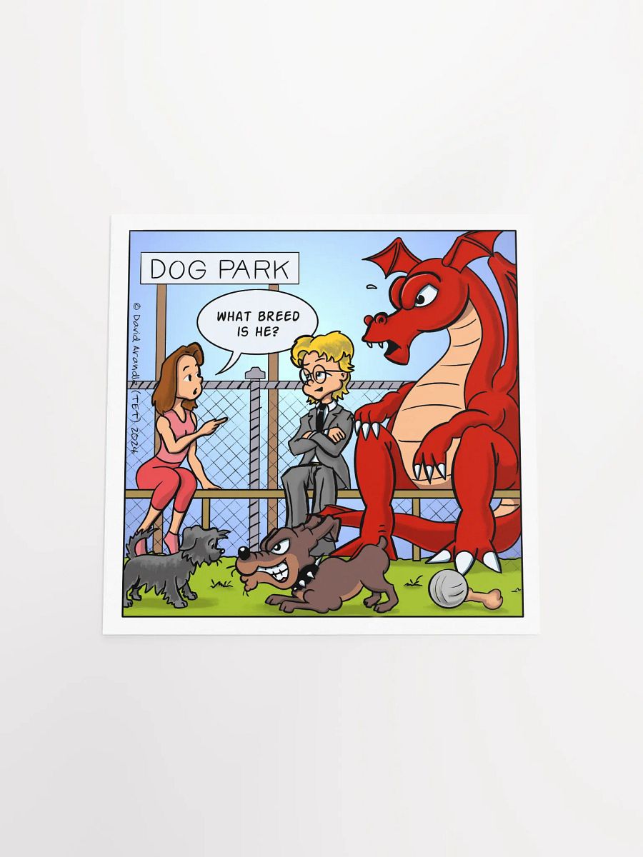 Dog Park: What Breed is He? - Resident Dragon Poster product image (11)