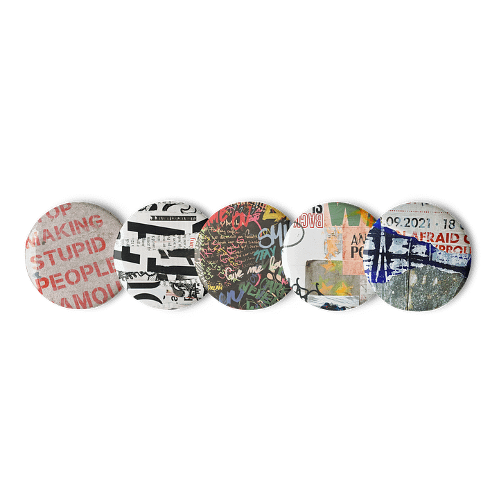 Tomorrow Is Back Pin Button Set product image (1)