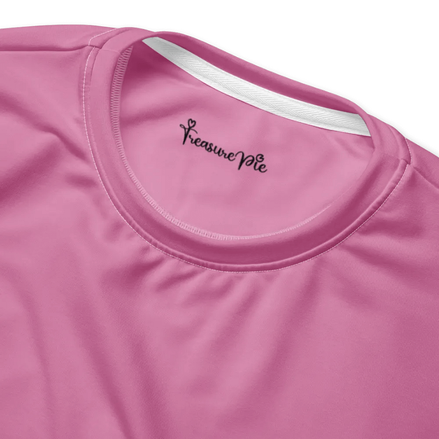 Plain Medium Carnation Pink True Summer Unisex Recycled Polyester Heavyweight Premium Sweatshirt by Treasure Pie product image (4)