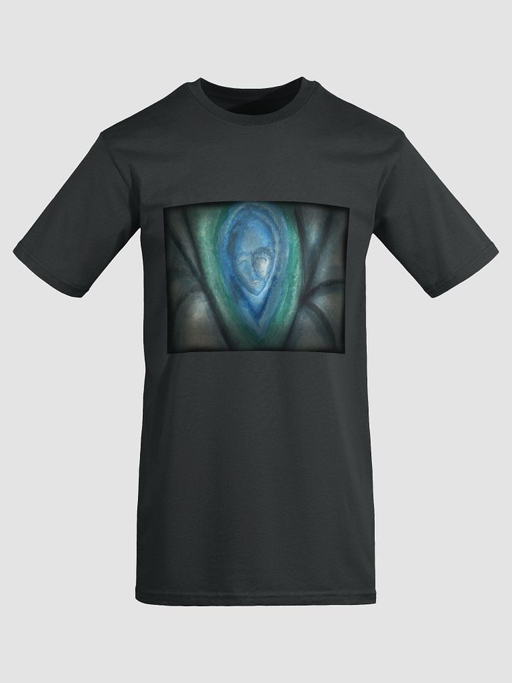 Dreamlike Blue Abstract Face Tee product image (1)