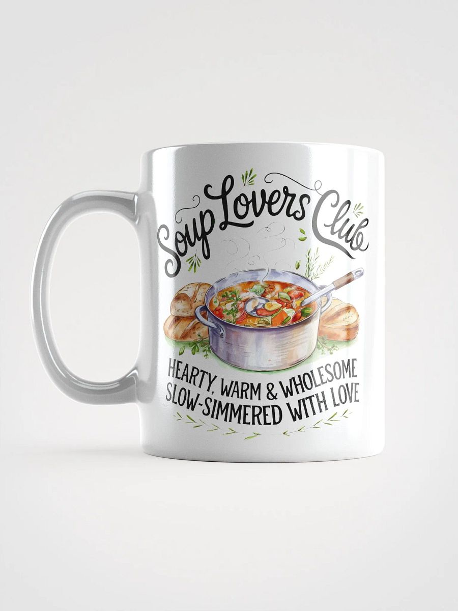 Soup Lovers Club White Glossy Mug product image (17)