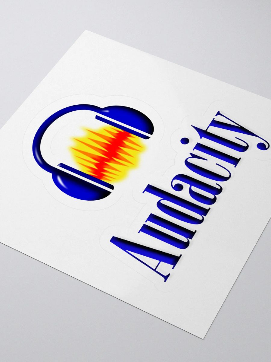 Audacity Retro Sticker product image (7)