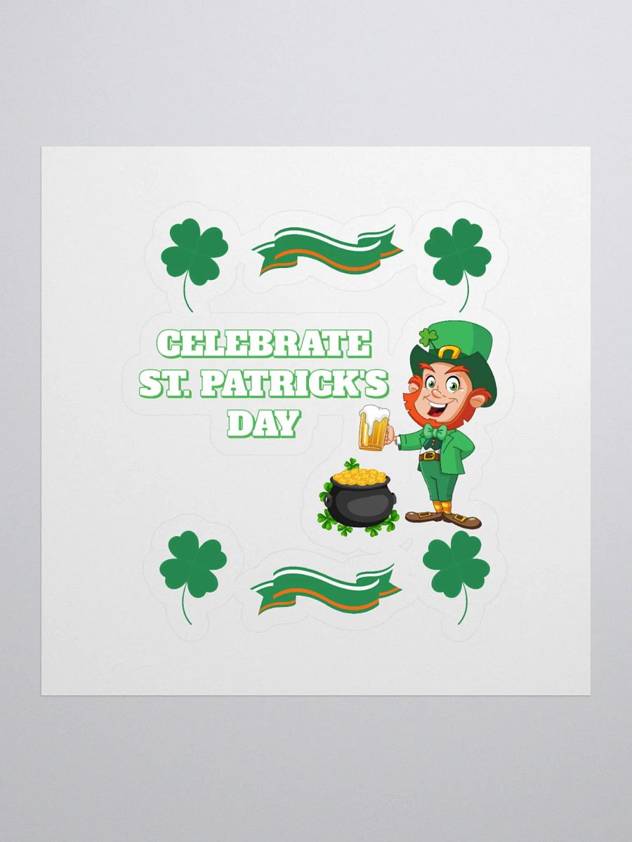 Celebrate St. Patrick's Day Holiday Sticker product image (1)