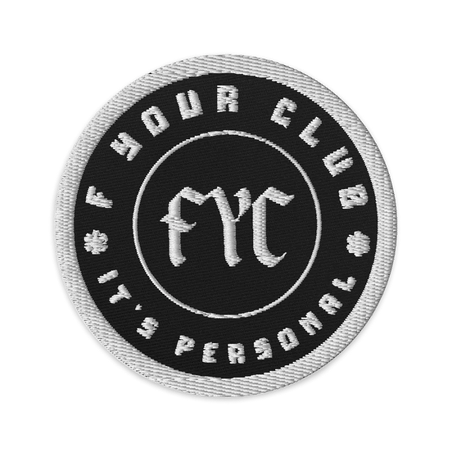 FYC - Embroidered Patch [BW2] product image (1)