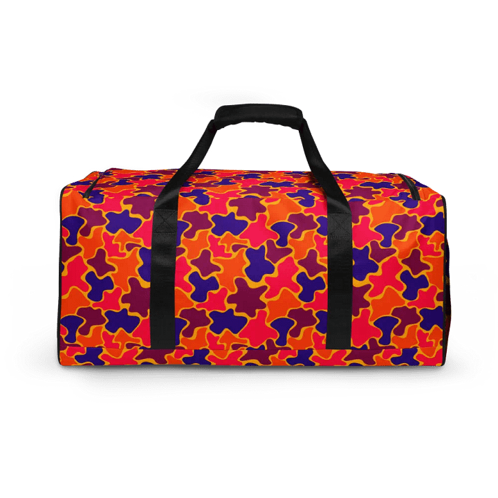 Multi Colored Pattern Blobs Bomber Duffel Bag product image (2)
