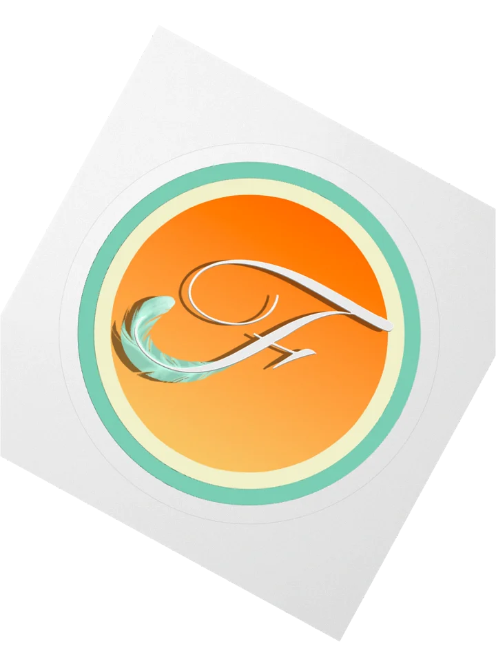 Feather Logo Sticker product image (2)