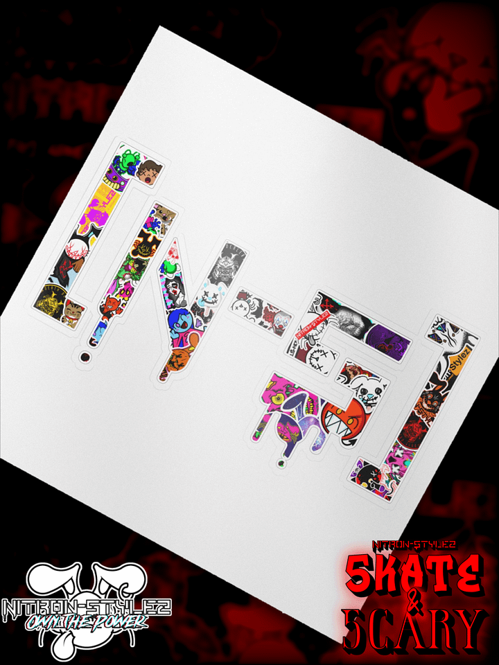 Wave 5 - Sticker Bomb Logo Kiss Cut Sticker product image (1)