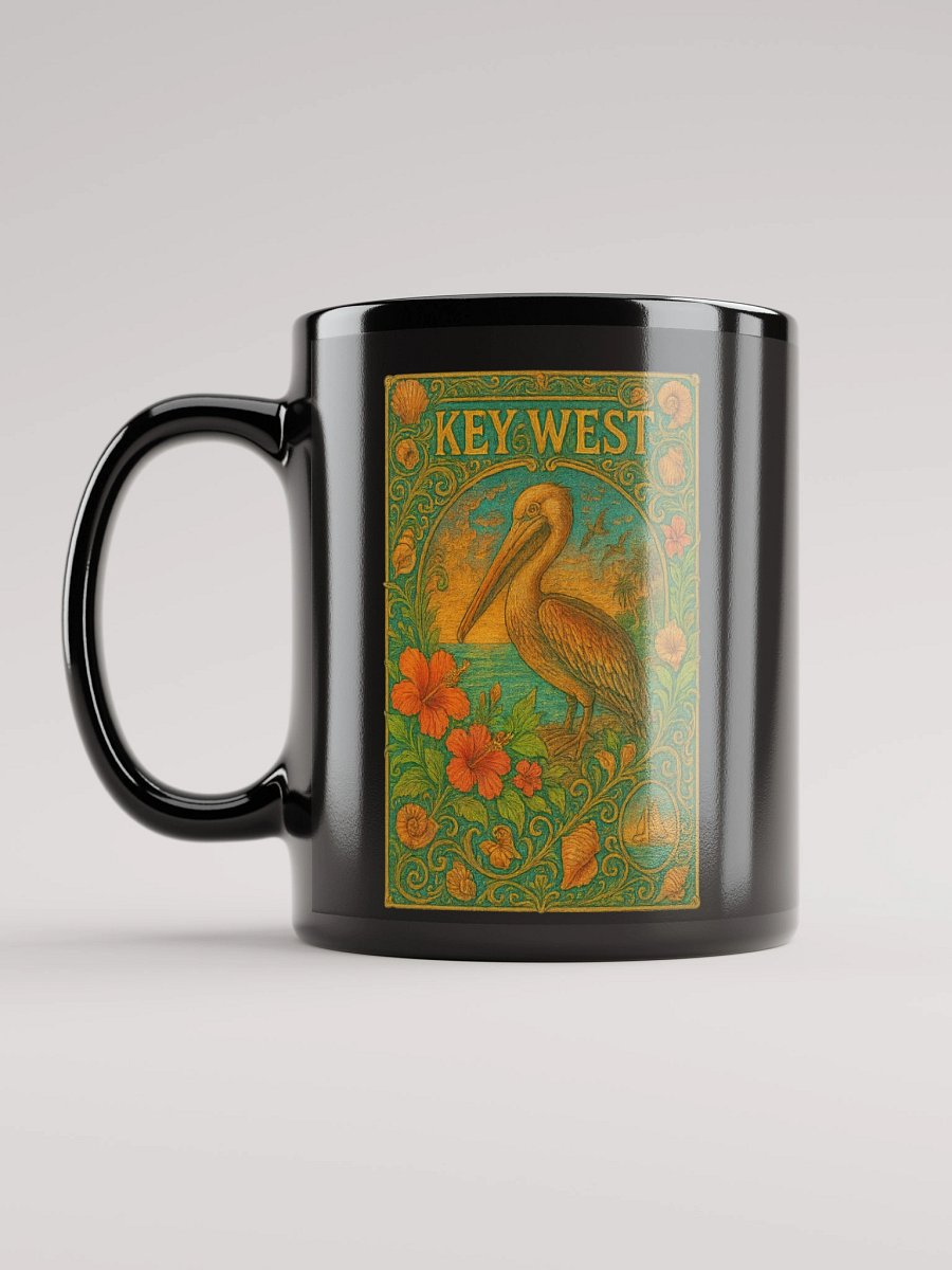 Key West Tropical Mug with Pelican and Hibiscus product image (6)