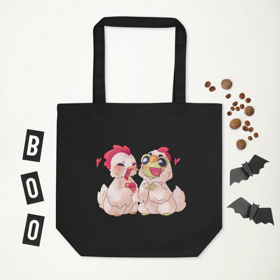 'Hop and Flutter into Love' Eco-Friendly Tote Bag product image (3)