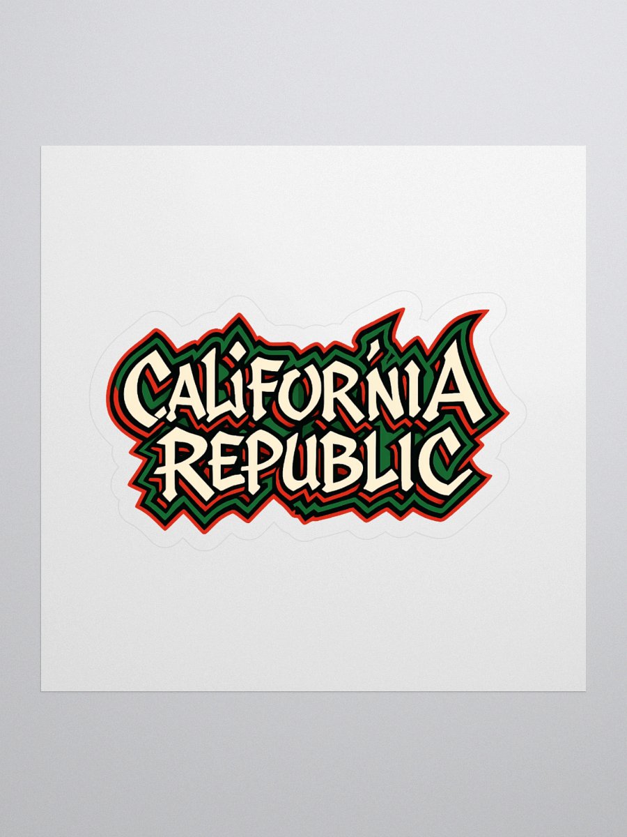 California Republic Graffiti Sticker product image (1)
