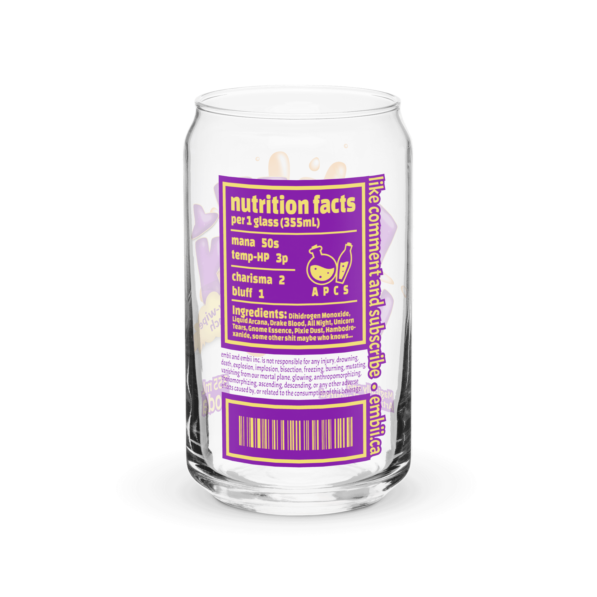 fizzy wizzy glass - party-wipe punch product image (2)