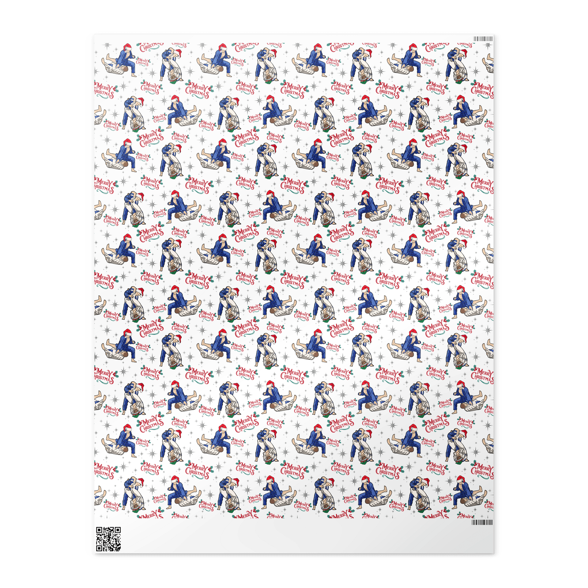 Jiu Jitsu Christmas Gift Wrapping Paper product image (4)