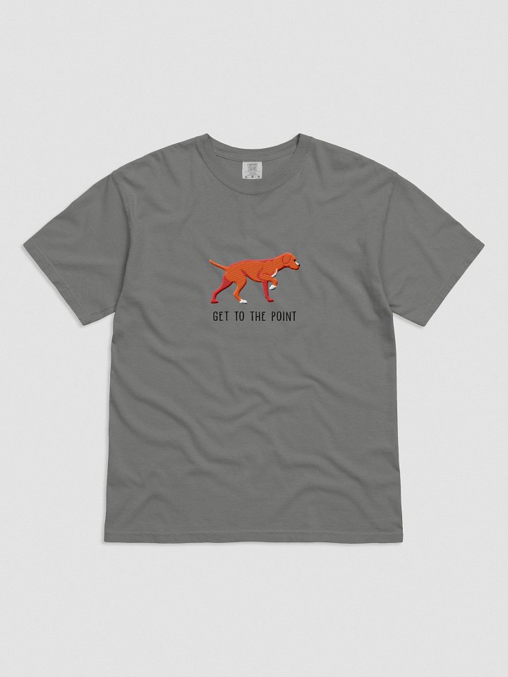 Get to the Point T-Shirt(Embroidered) of a Portuguese Pointer(Red) product image (3)